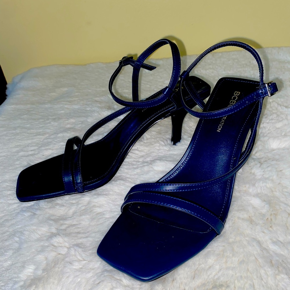 BCBG Inky Blue Heels